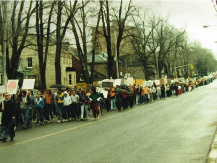 London's orderly Pro-Life Walk 1983